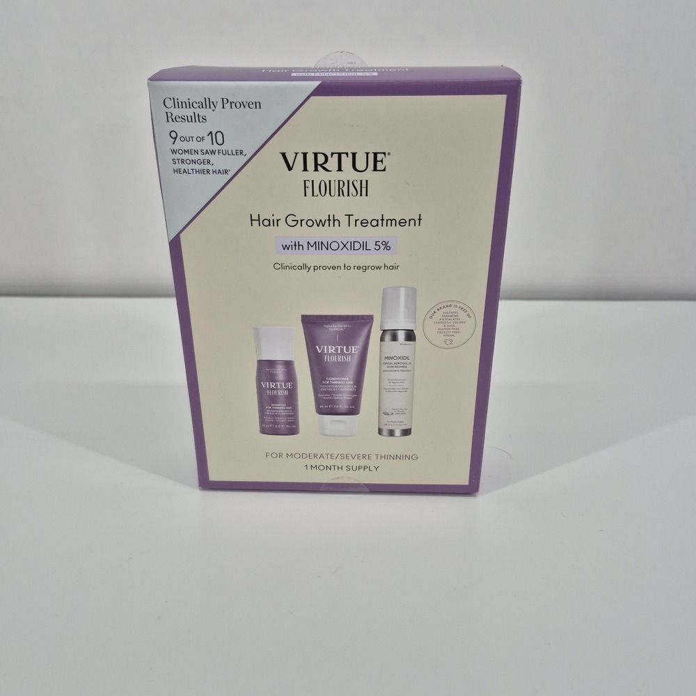 Virtue Flourish Nightly Intensive Hair Growth Treatment 1 Month Supply